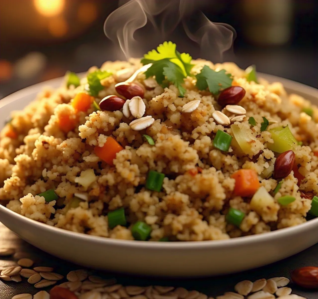 5-Minute Indian Lunch Recipes Masala Oats Upma
